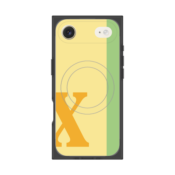 Premium Square Case with MagSafe［ Original - initial color line - X yellow ］