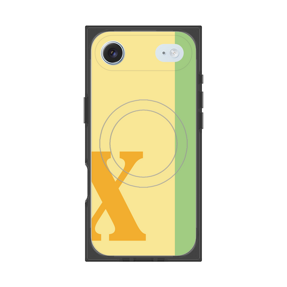 Premium Square Case with MagSafe［ Original - initial color line - X yellow ］
