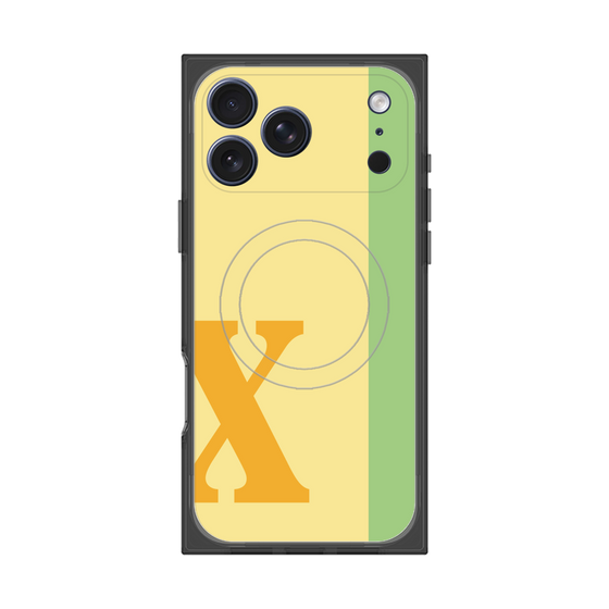 Premium Square Case with MagSafe［ Original - initial color line - X yellow ］