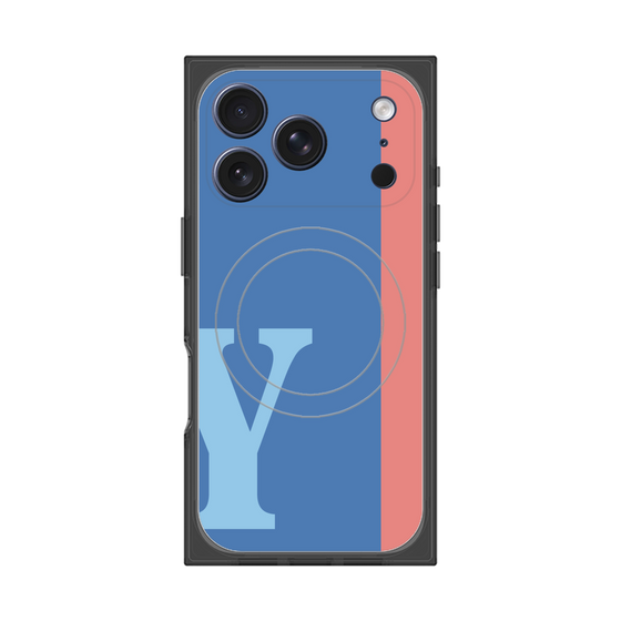 Premium Square Case with MagSafe［ Original - initial color line - Y blue ］