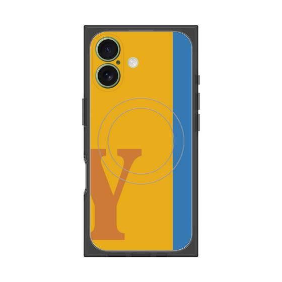 Premium Square Case with MagSafe［ Original - initial color line - Y orange ］