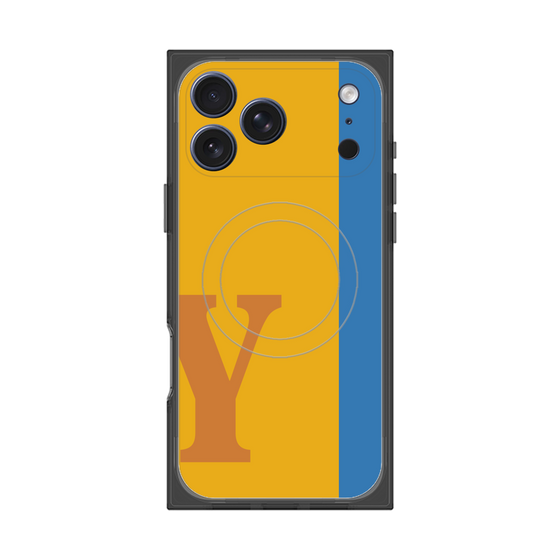 Premium Square Case with MagSafe［ Original - initial color line - Y orange ］