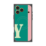 Premium Square Case with MagSafe［ Original - initial color line - Y green ］