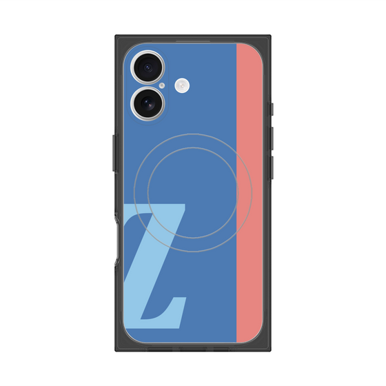 Premium Square Case with MagSafe［ Original - initial color line - Z blue ］