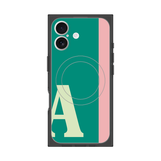 Premium Square Case with MagSafe［ Original - initial color line - A green ］