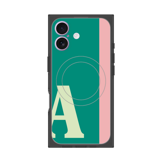 Premium Square Case with MagSafe［ Original - initial color line - A green ］