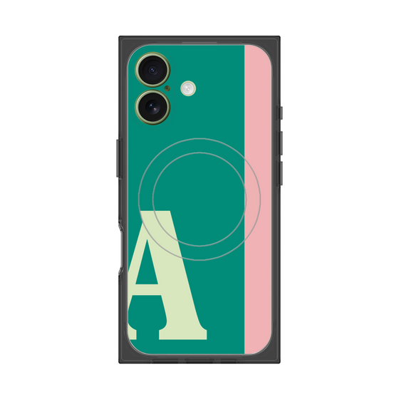 Premium Square Case with MagSafe［ Original - initial color line - A green ］