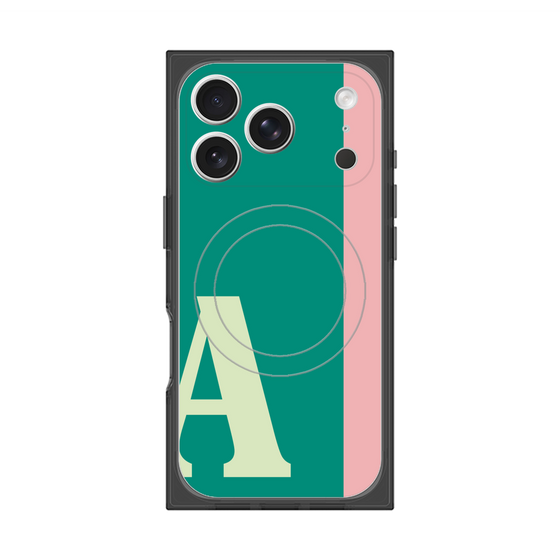 Premium Square Case with MagSafe［ Original - initial color line - A green ］