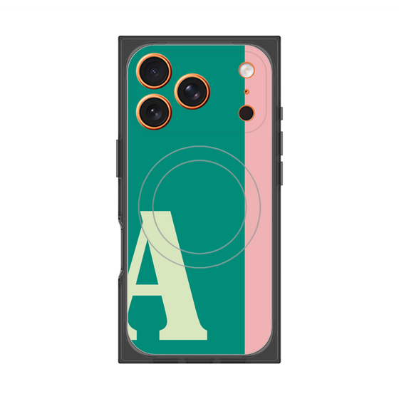 Premium Square Case with MagSafe［ Original - initial color line - A green ］