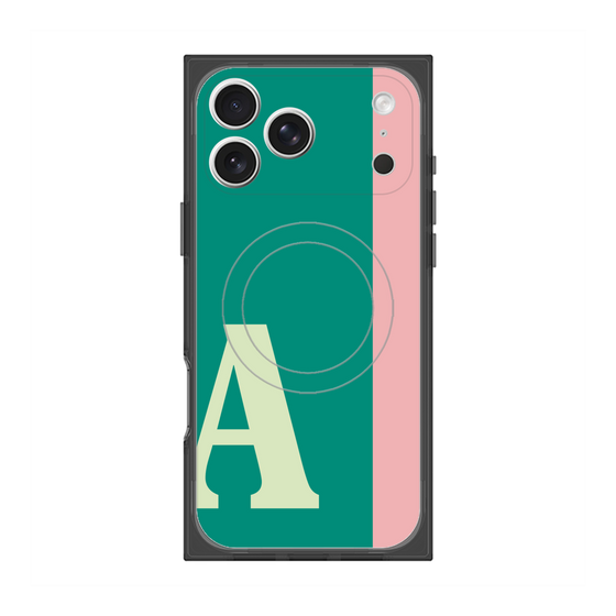Premium Square Case with MagSafe［ Original - initial color line - A green ］