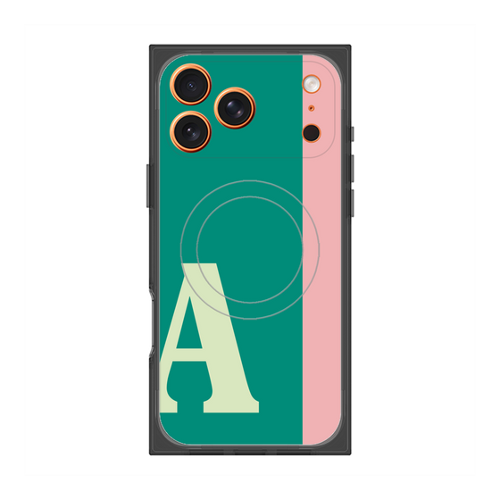 Premium Square Case with MagSafe［ Original - initial color line - A green ］