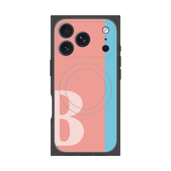 Premium Square Case with MagSafe［ Original - initial color line - B pink ］