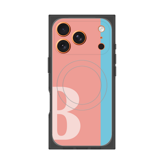 Premium Square Case with MagSafe［ Original - initial color line - B pink ］