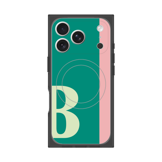 Premium Square Case with MagSafe［ Original - initial color line - B green ］