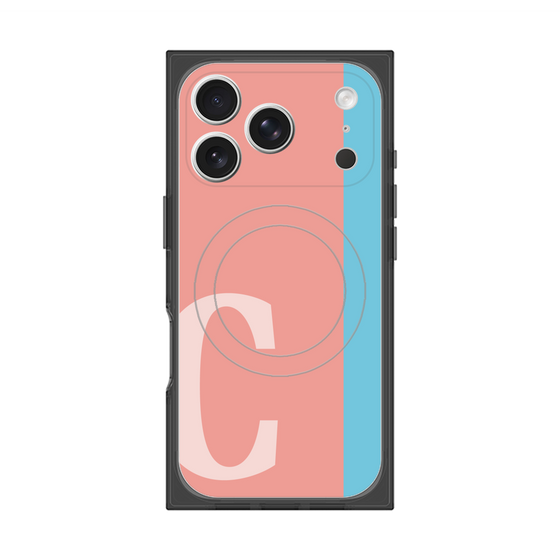Premium Square Case with MagSafe［ Original - initial color line - C pink ］