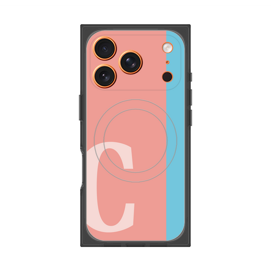 Premium Square Case with MagSafe［ Original - initial color line - C pink ］