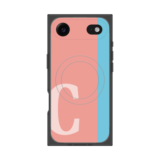 Premium Square Case with MagSafe［ Original - initial color line - C pink ］