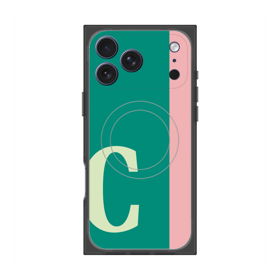 Premium Square Case with MagSafe［ Original - initial color line - C green ］