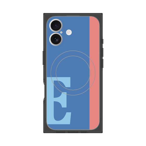 Premium Square Case with MagSafe［ Original - initial color line - E blue ］