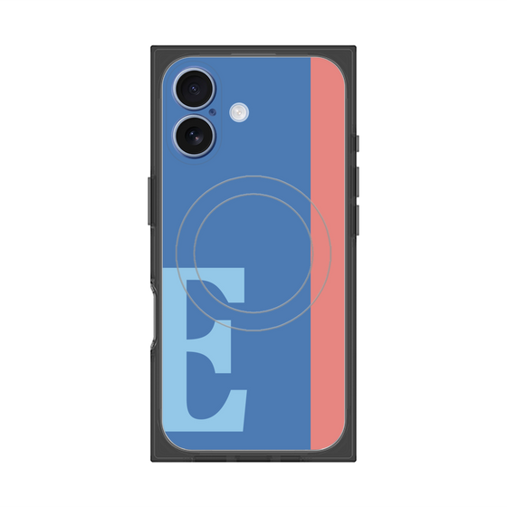 Premium Square Case with MagSafe［ Original - initial color line - E blue ］