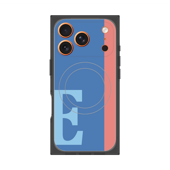 Premium Square Case with MagSafe［ Original - initial color line - E blue ］