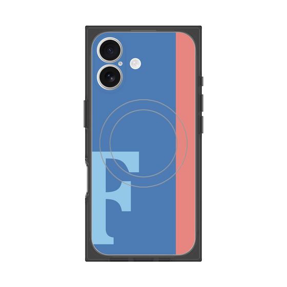 Premium Square Case with MagSafe［ Original - initial color line - F blue ］