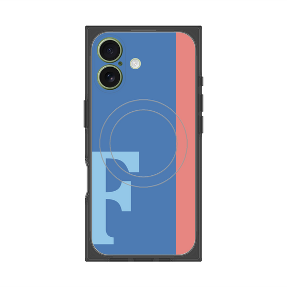 Premium Square Case with MagSafe［ Original - initial color line - F blue ］