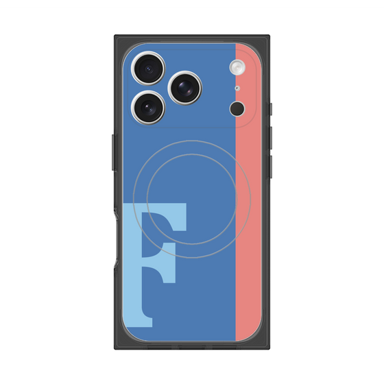 Premium Square Case with MagSafe［ Original - initial color line - F blue ］