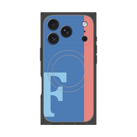 Premium Square Case with MagSafe［ Original - initial color line - F blue ］