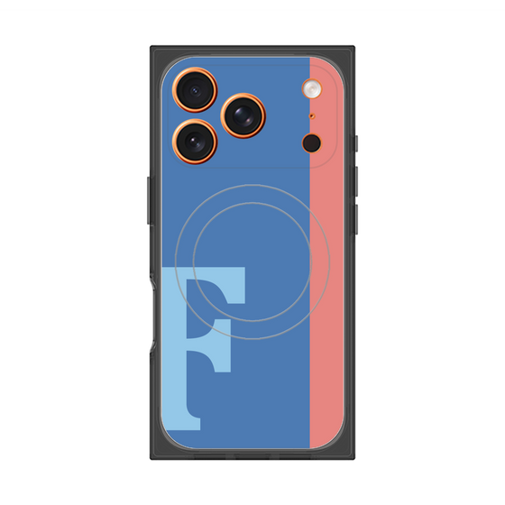 Premium Square Case with MagSafe［ Original - initial color line - F blue ］