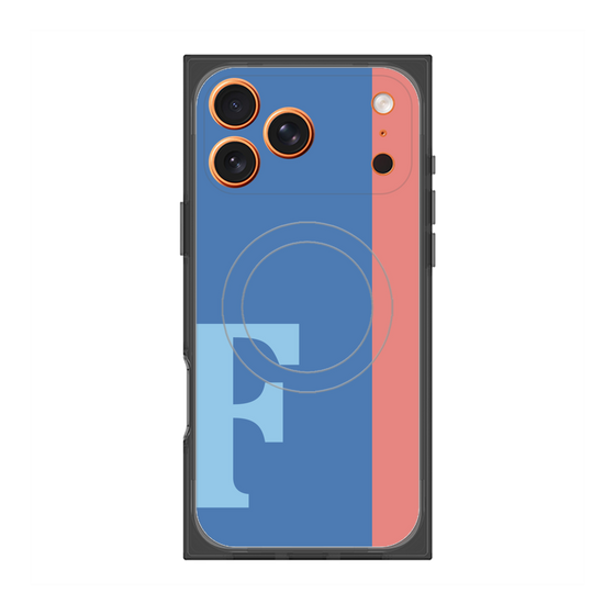 Premium Square Case with MagSafe［ Original - initial color line - F blue ］
