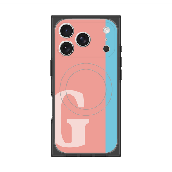 Premium Square Case with MagSafe［ Original - initial color line - G pink ］
