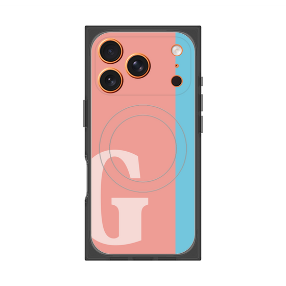Premium Square Case with MagSafe［ Original - initial color line - G pink ］