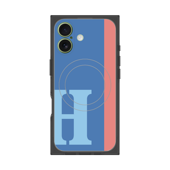 Premium Square Case with MagSafe［ Original - initial color line - H blue ］