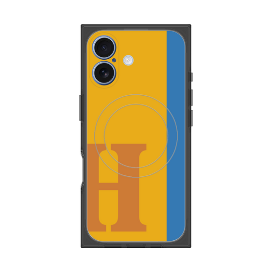 Premium Square Case with MagSafe［ Original - initial color line - H orange ］