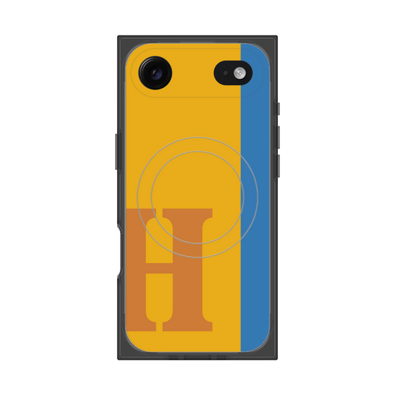 Premium Square Case with MagSafe［ Original - initial color line - H orange ］