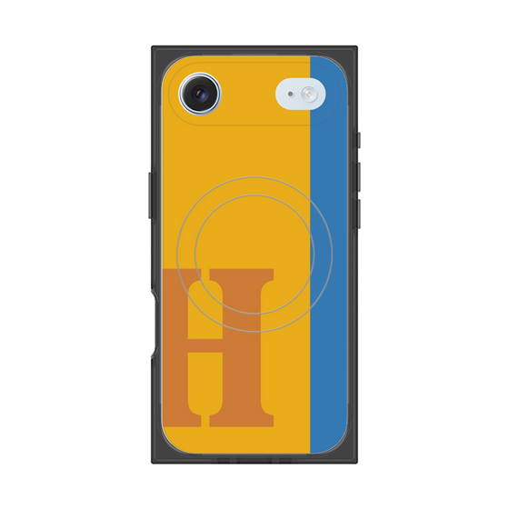Premium Square Case with MagSafe［ Original - initial color line - H orange ］