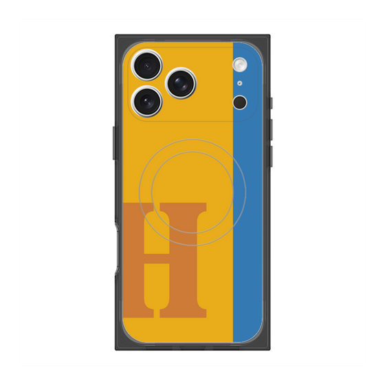 Premium Square Case with MagSafe［ Original - initial color line - H orange ］