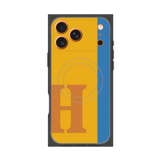 Premium Square Case with MagSafe［ Original - initial color line - H orange ］