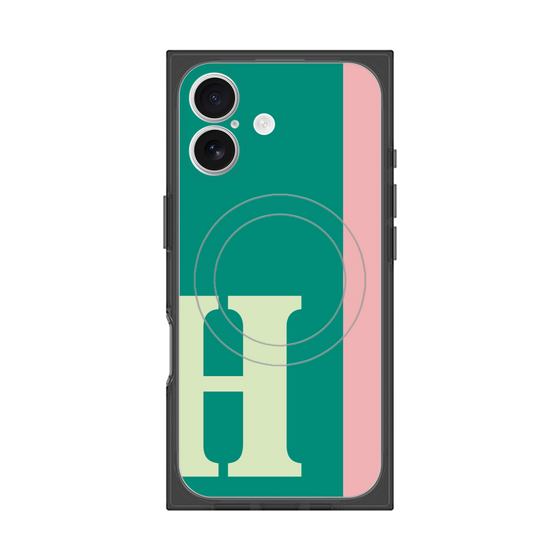 Premium Square Case with MagSafe［ Original - initial color line - H green ］