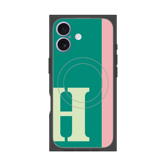 Premium Square Case with MagSafe［ Original - initial color line - H green ］