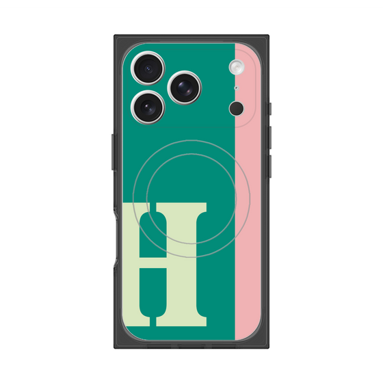 Premium Square Case with MagSafe［ Original - initial color line - H green ］