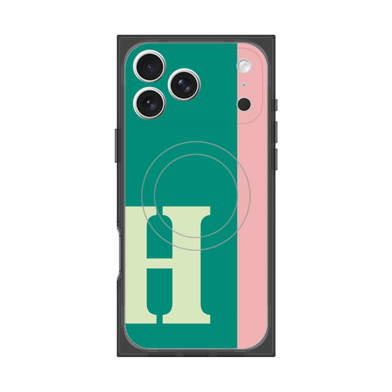 Premium Square Case with MagSafe［ Original - initial color line - H green ］