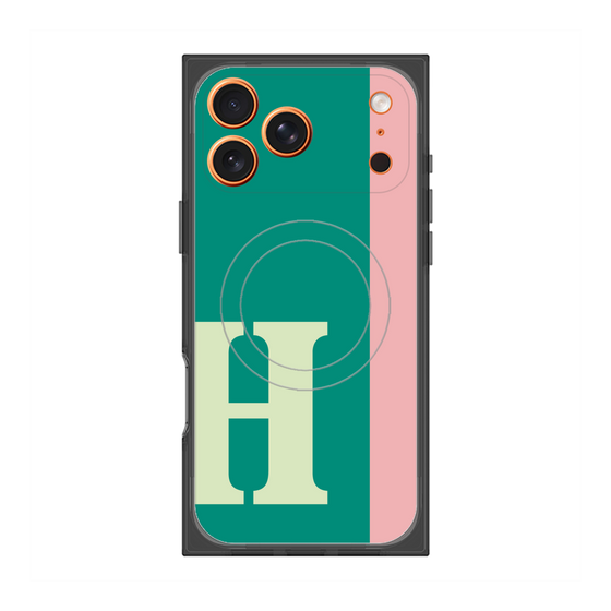 Premium Square Case with MagSafe［ Original - initial color line - H green ］