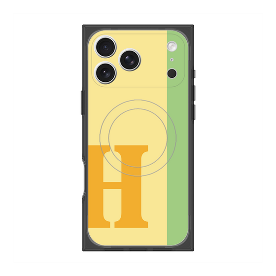 Premium Square Case with MagSafe［ Original - initial color line - H yellow ］
