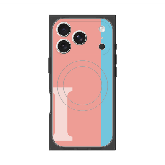 Premium Square Case with MagSafe［ Original - initial color line - I pink ］