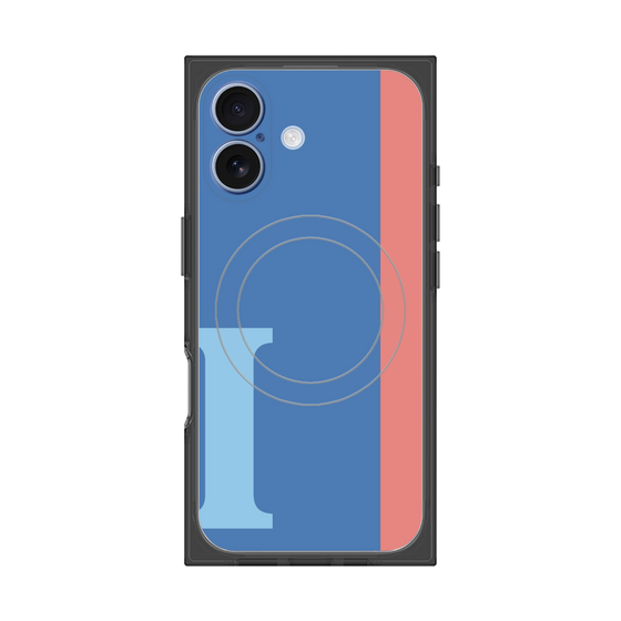 Premium Square Case with MagSafe［ Original - initial color line - I blue ］