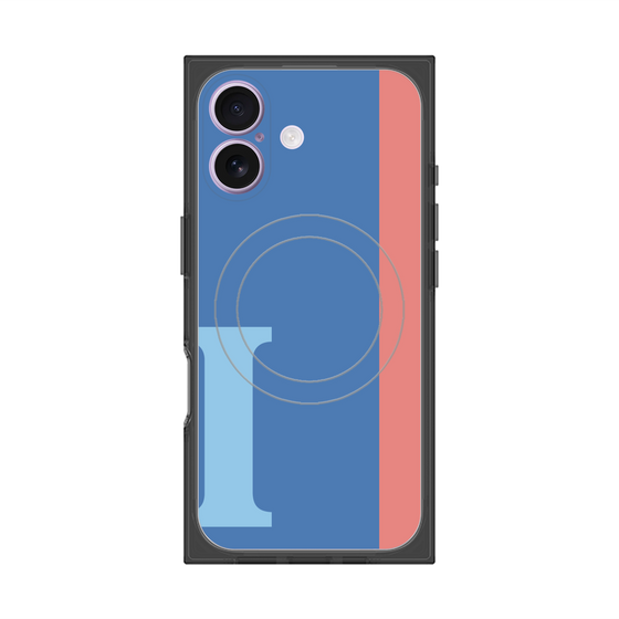 Premium Square Case with MagSafe［ Original - initial color line - I blue ］