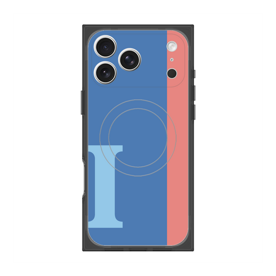 Premium Square Case with MagSafe［ Original - initial color line - I blue ］