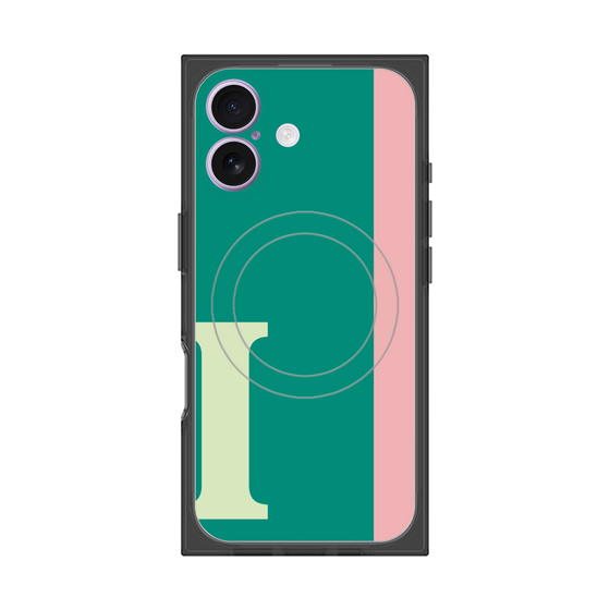 Premium Square Case with MagSafe［ Original - initial color line - I green ］